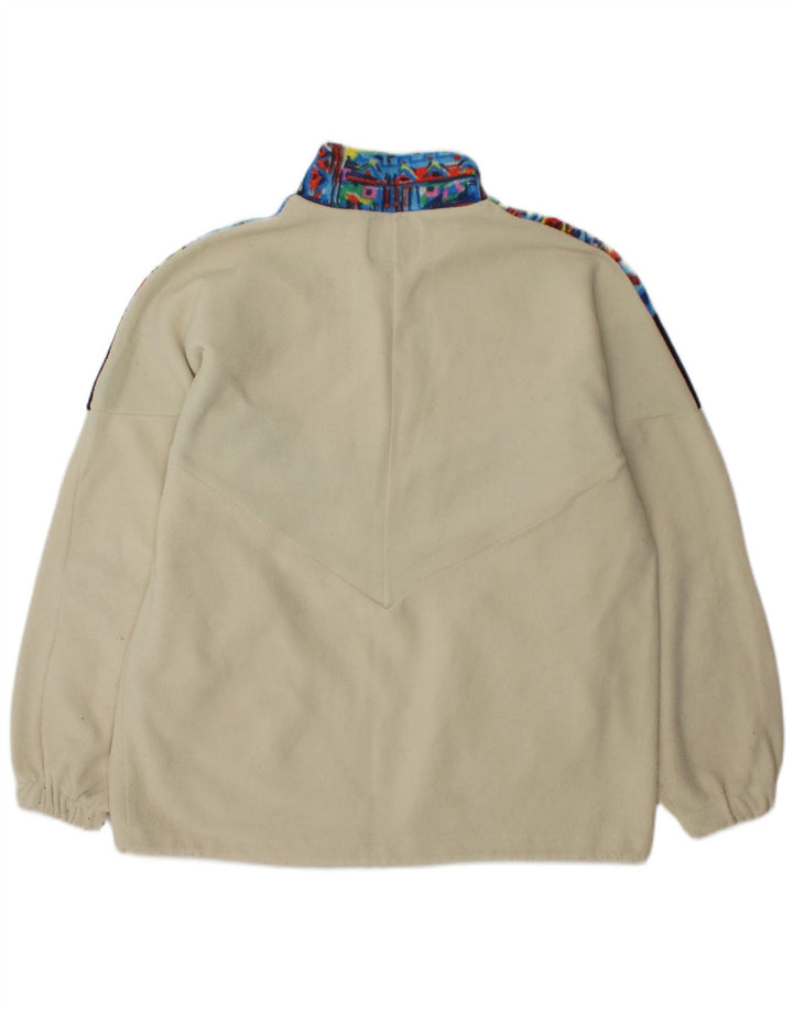 MONTGOMERY Herren-Fleecepullover mit Reißverschluss am Hals, groß, mehrfarbig, Farbblock