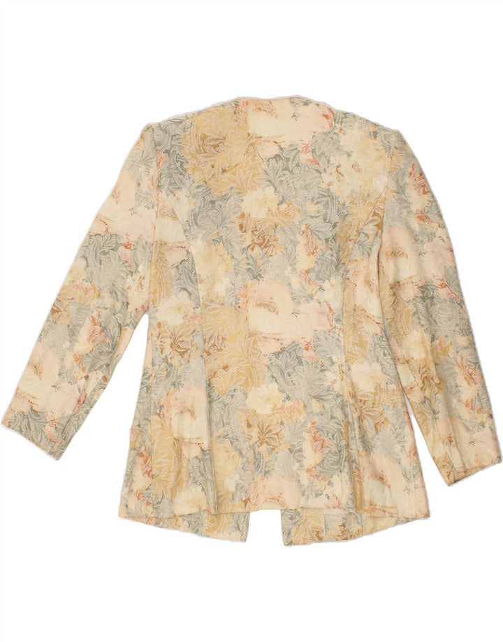 FAY Womens Double Breasted Blazer Jacket UK 12 Medium Multicoloured Floral Vintage Fay and Second-Hand Fay from Messina Hembry 