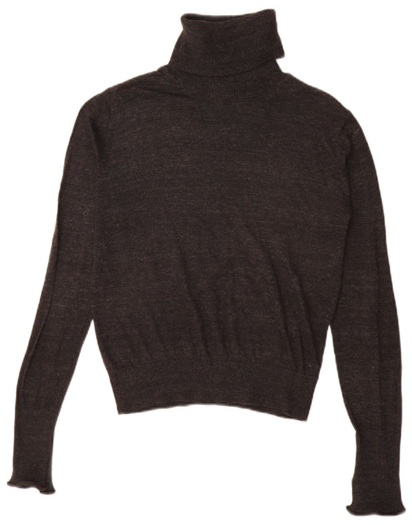 Zara Damen-Pullover mit Rollkragen, Gr. 10, Größe S, Grau