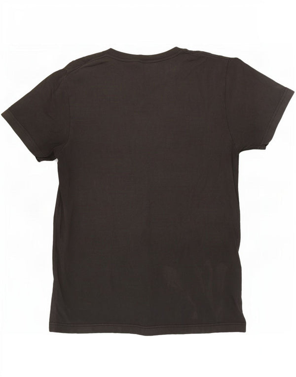 Adidas Herren Grafik T-Shirt Top Medium Schwarz Baumwolle