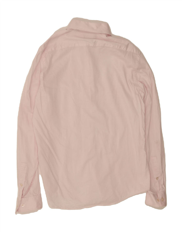 MICHAEL KORS Mens Slim Fit Shirt Size 15 1/2 Medium Pink Cotton Vintage Michael Kors and Second-Hand Michael Kors from Messina Hembry 