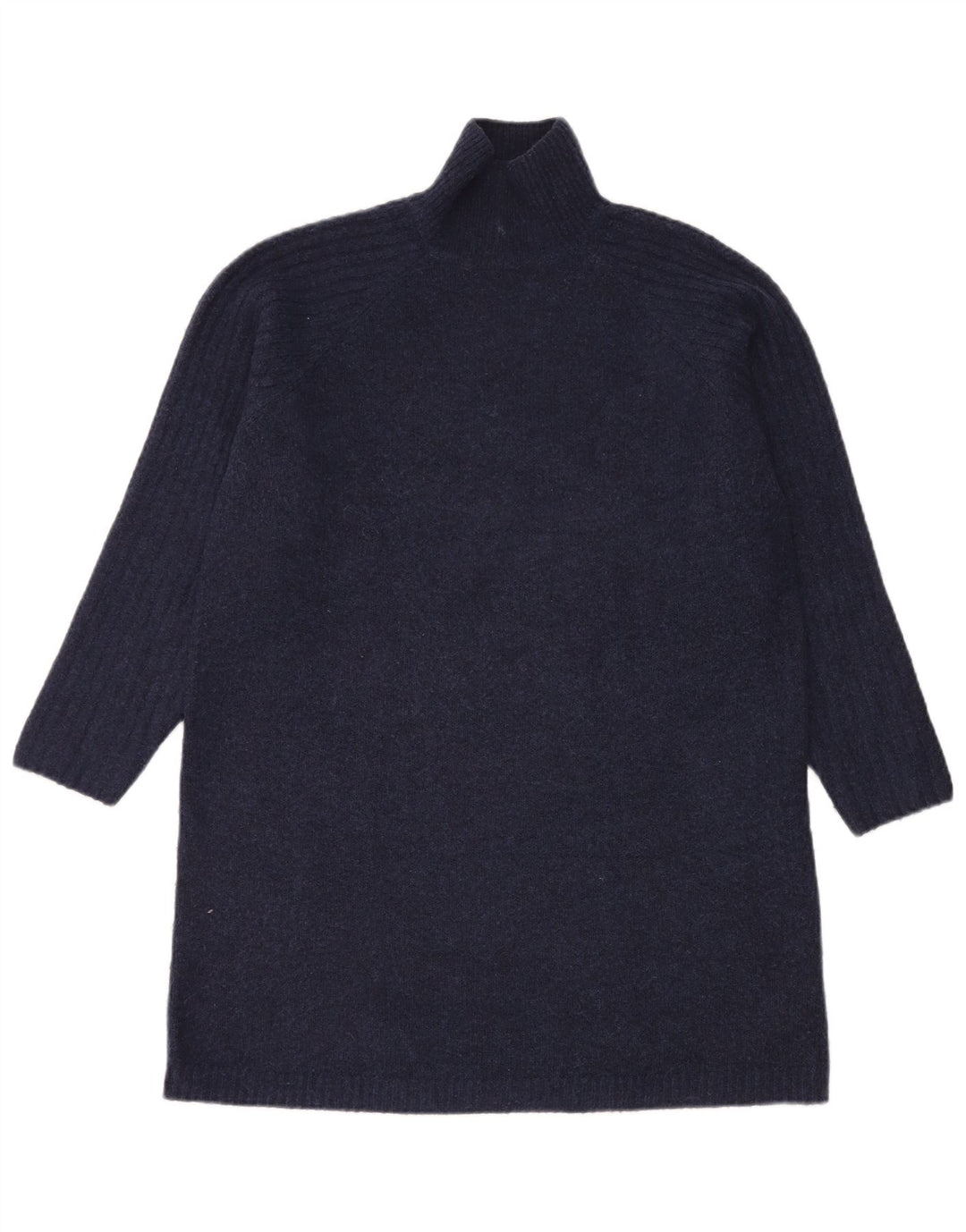 Rollkragenpullover mit Rollkragen für Damen von Zara, Gr. 12, mittleres Marineblau