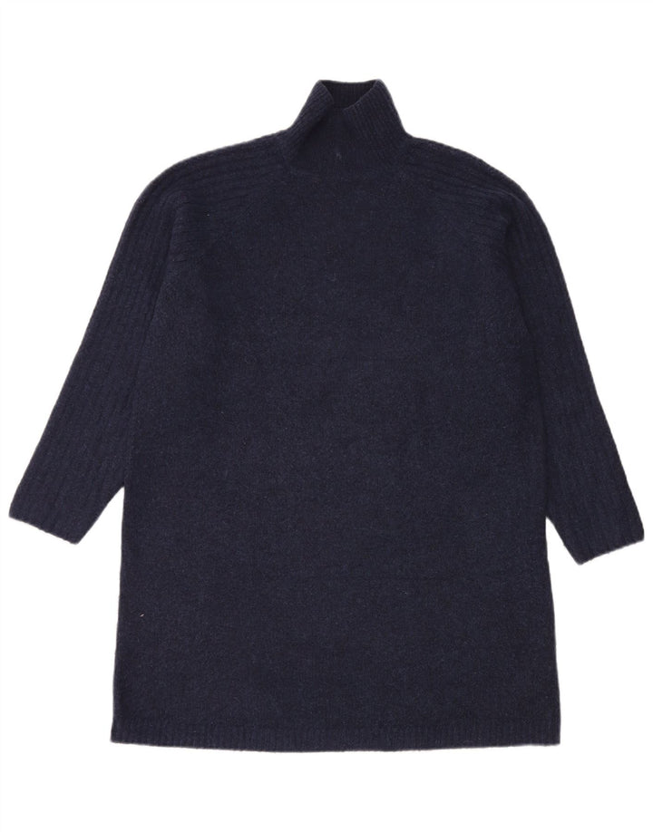 Rollkragenpullover mit Rollkragen für Damen von Zara, Gr. 12, mittleres Marineblau