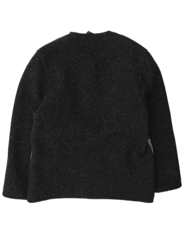 Giesswein Damen-Strickjacke mit neuartiger Passform, UK 18, XL, Grau, Farbblock