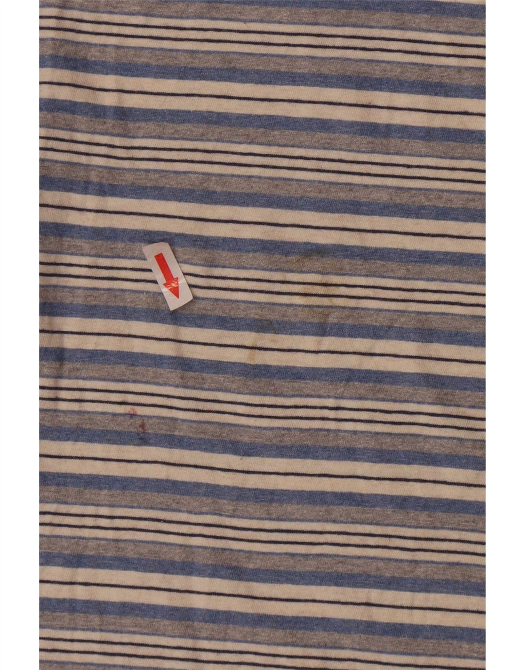 Fat Face Herren-T-Shirt, groß, blau gestreift, Baumwolle