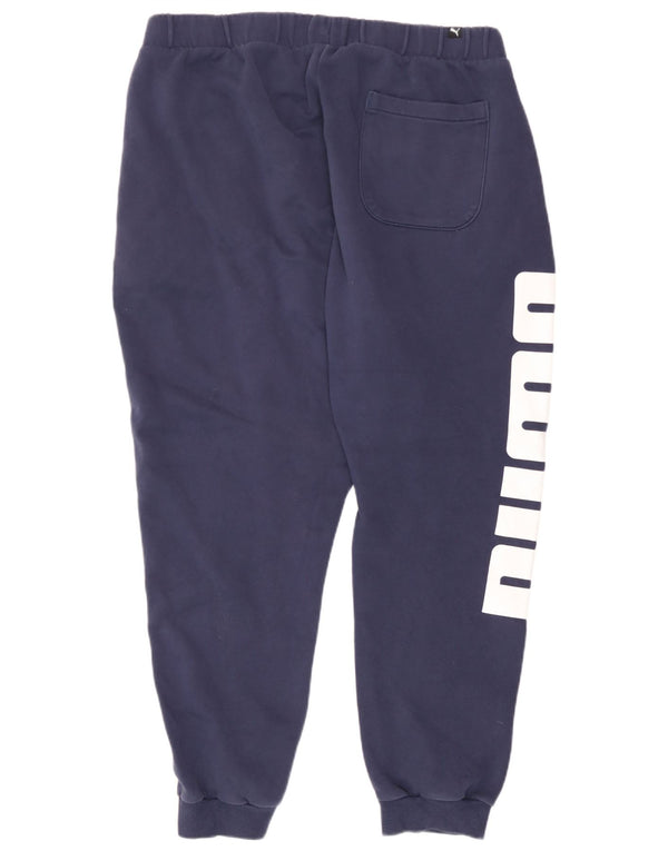 Puma Herren Graphic Trainingshose Jogger XL Marineblau