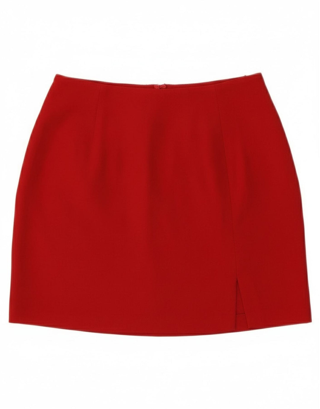 Aspesi Damen Minirock mit hoher Taille IT 42 Medium W25 Rot