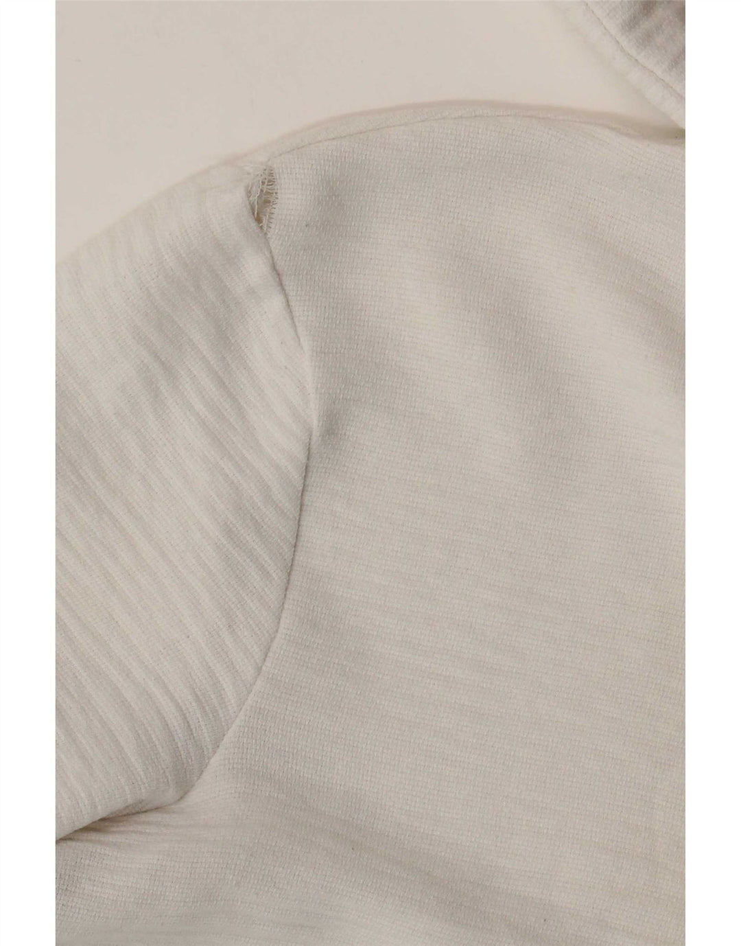 Zara Damen Top Langarm UK 10 Small Weiß