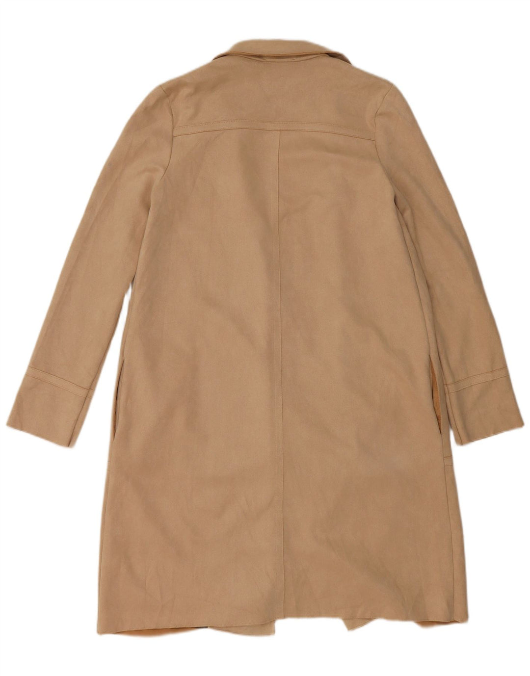Zara Damen Mantel UK 10 Small Beige