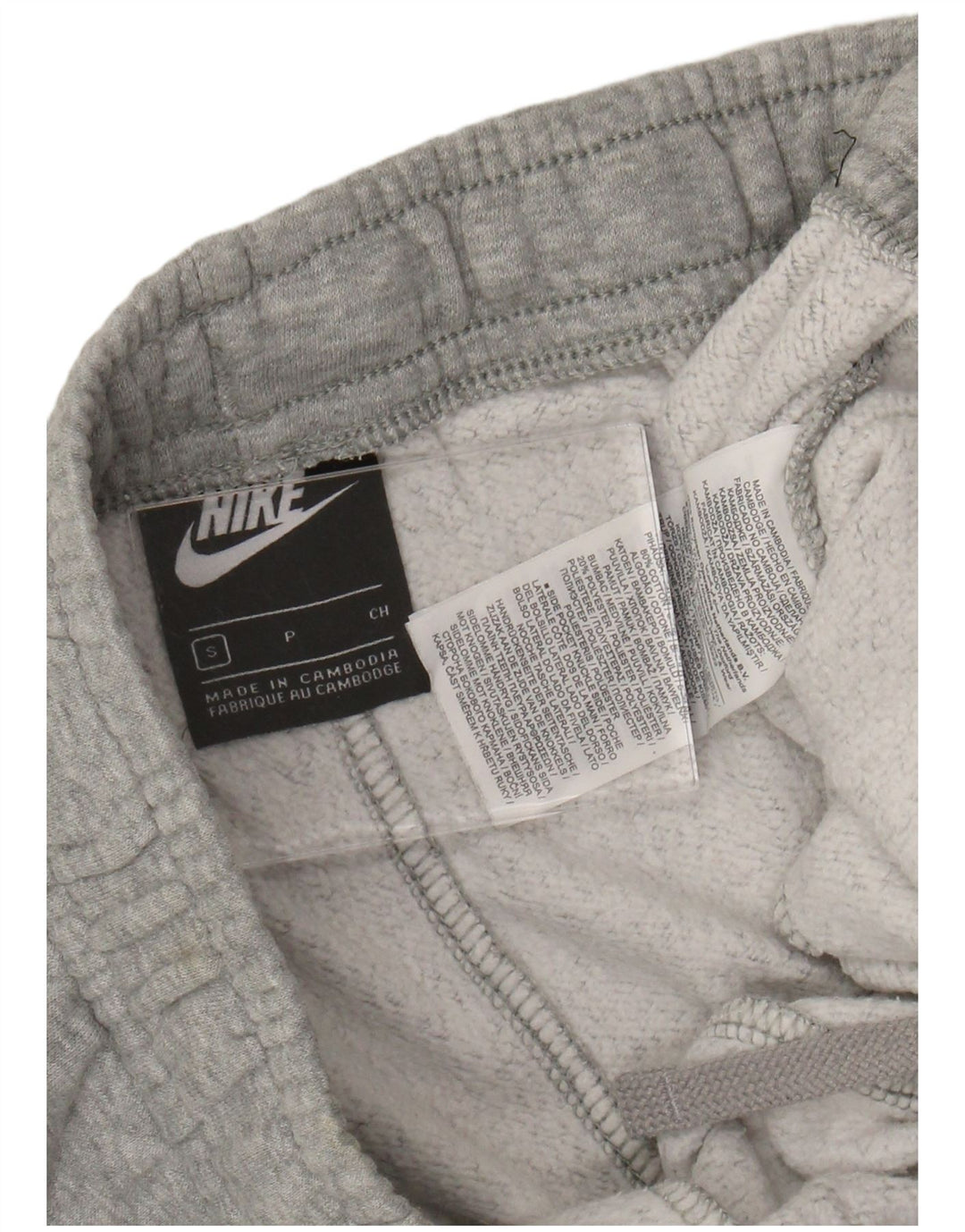 NIKE Herren-Trainingshose, Jogginghose, Größe S, Grau, Baumwolle