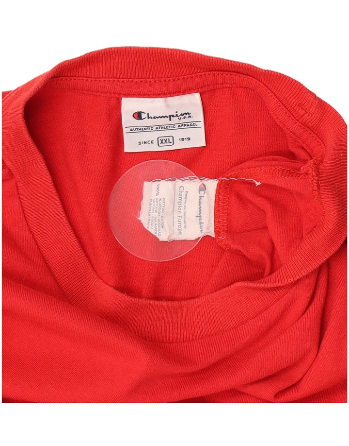 Champion Herren-Weste-Top 2XL aus roter Baumwolle