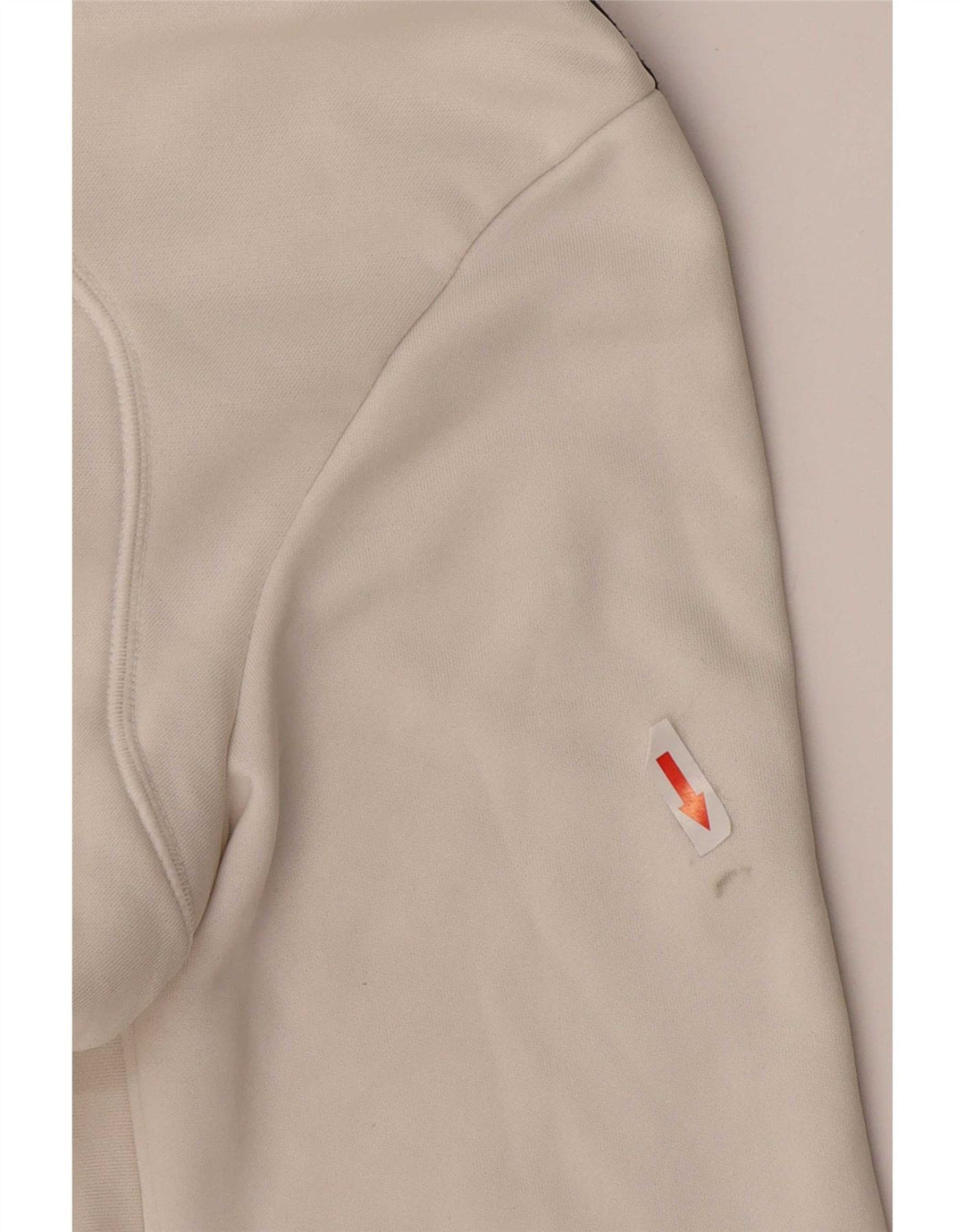 Adidas Damen Climalite Trainingsanzug Top Jacke UK 12/14 Medium Weiß