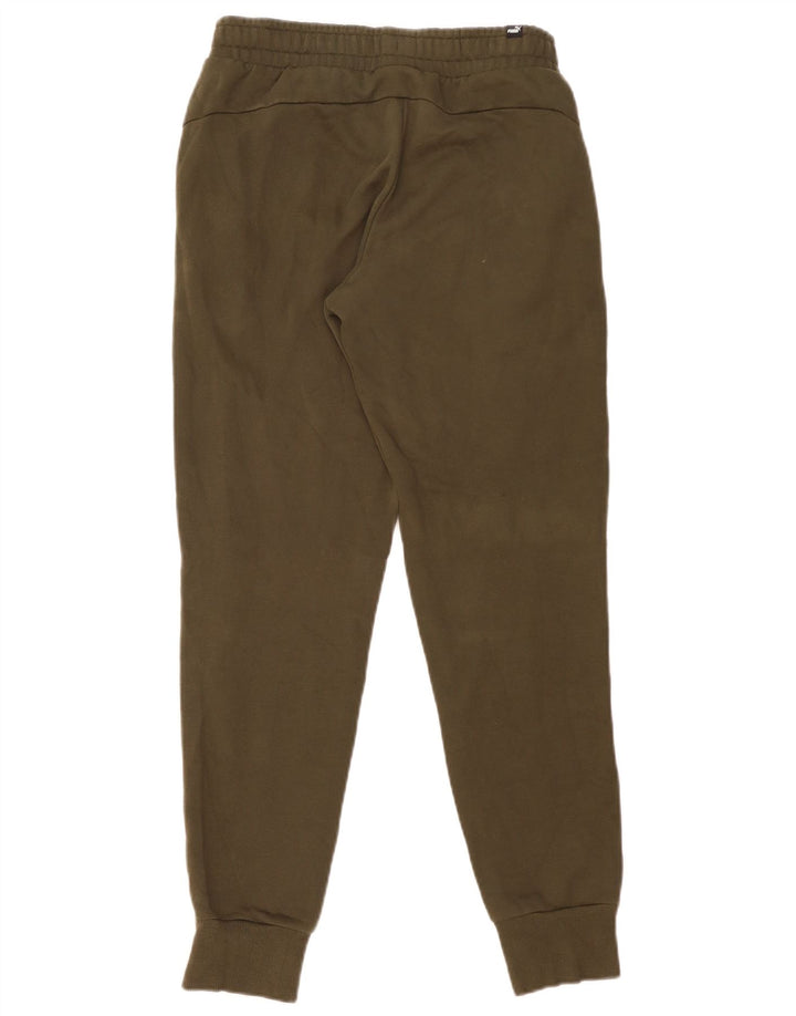 Puma Herren-Trainingshose, Jogginghose, Größe S, Khaki, Baumwolle