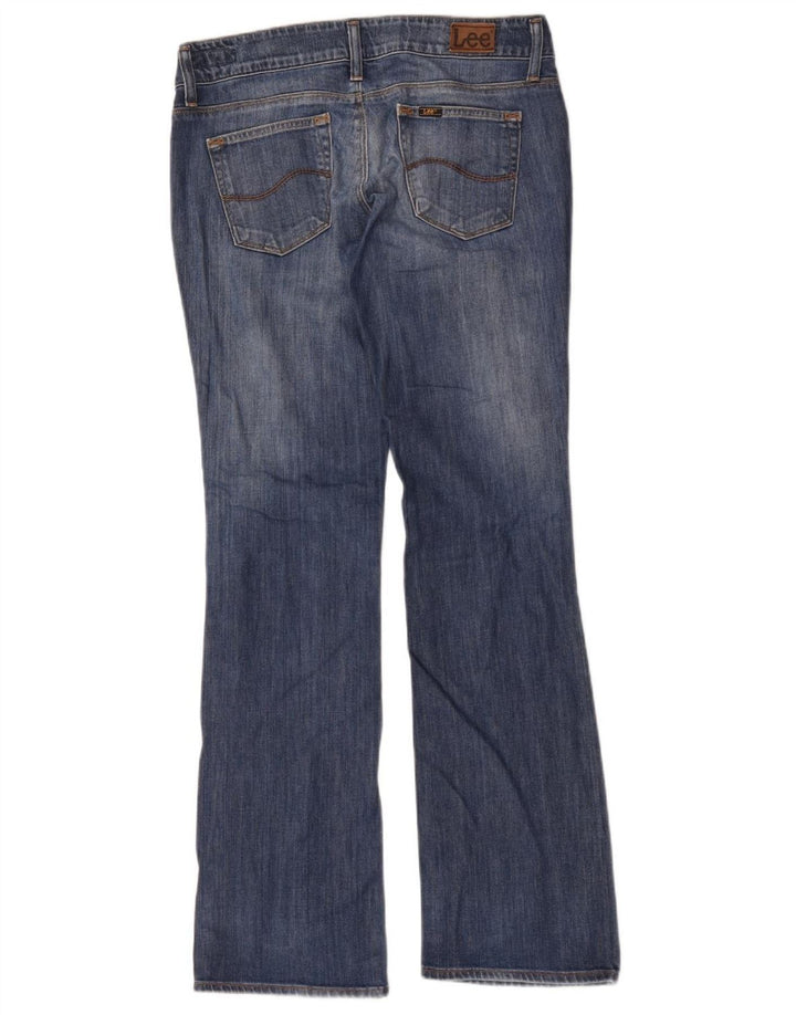 Lee Damen Coral Bootcut Jeans W30 L33 Blaue Baumwolle