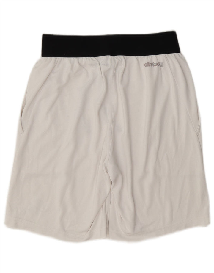 Adidas Herren Climachill Sport Shorts Small Weiß Colourblock Polyester