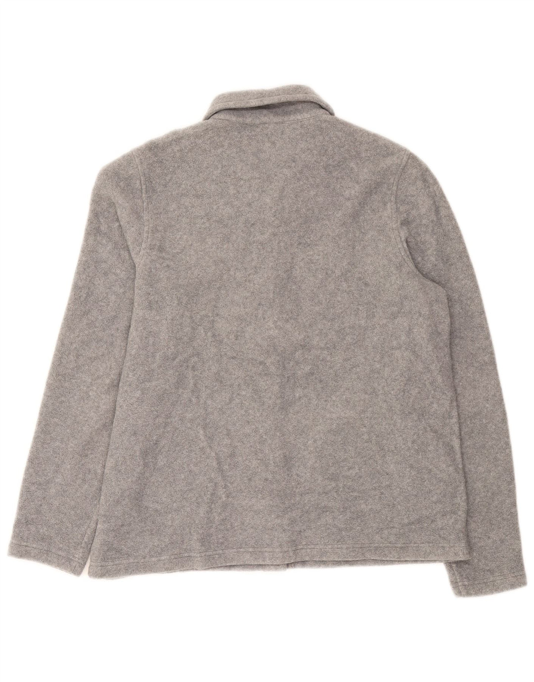 L.L.Bean Damen Fleecejacke UK 14 Mittelgraues Polyester