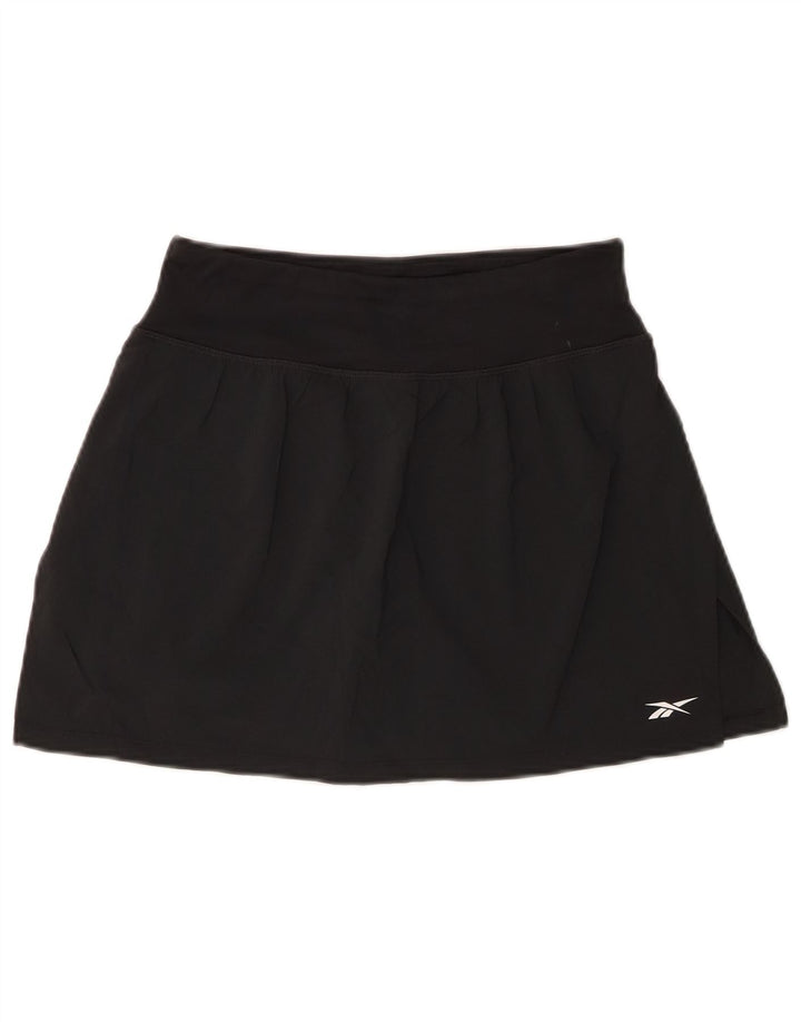 Reebok Damen Skort UK 14 Medium Schwarz Polyester