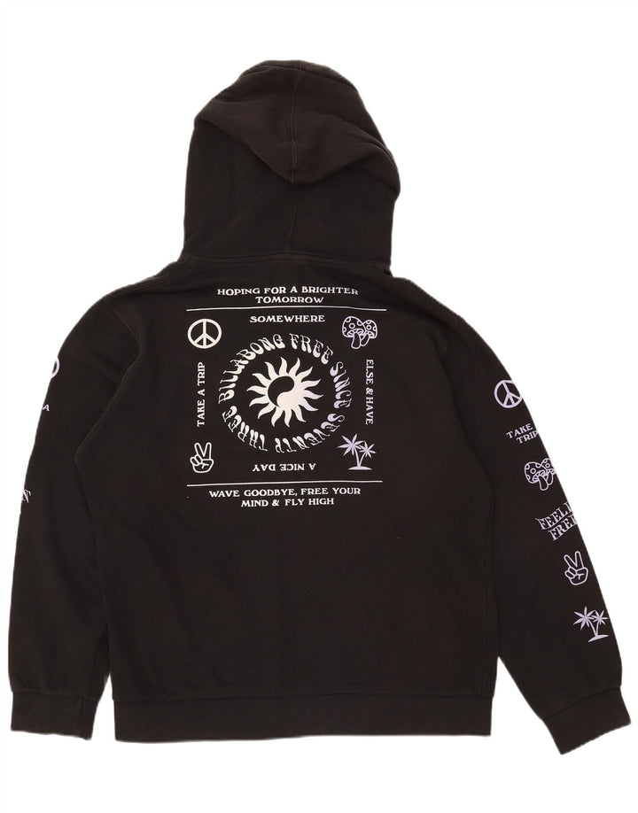 BILLABONG Herren Grafik-Hoodie-Pullover Mittelschwarz