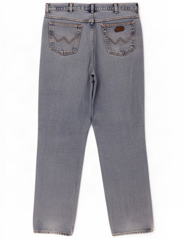 Wrangler Herren IDAHO Straight Jeans W38 L34 Blaue Baumwolle