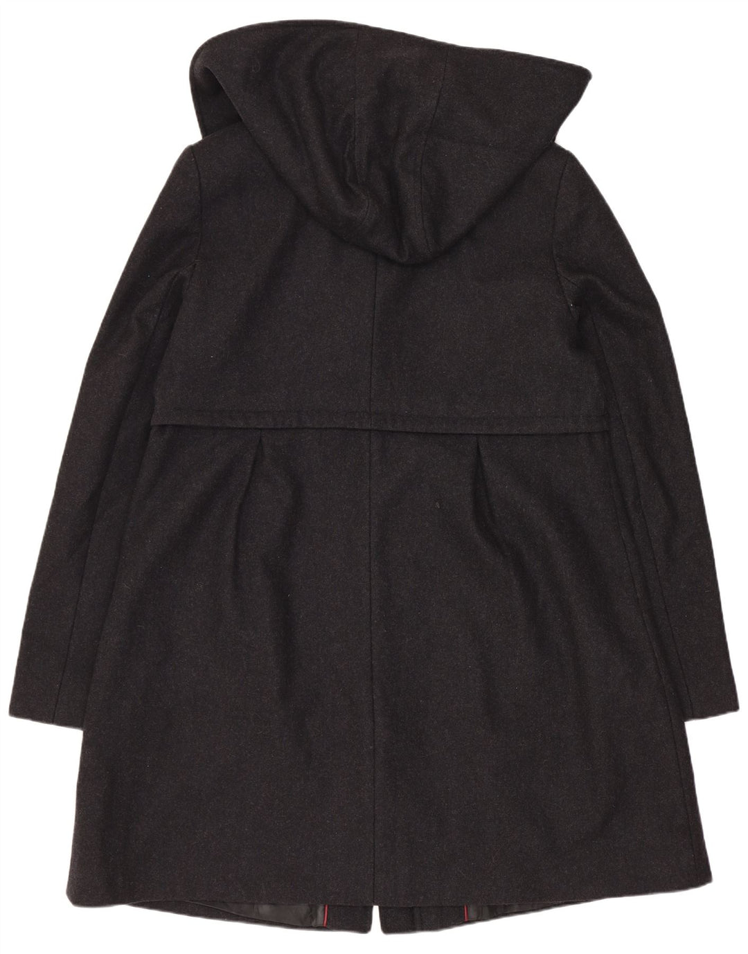 Dkny Damen-Mantel mit Kapuze, US 14 XL, graue Wolle