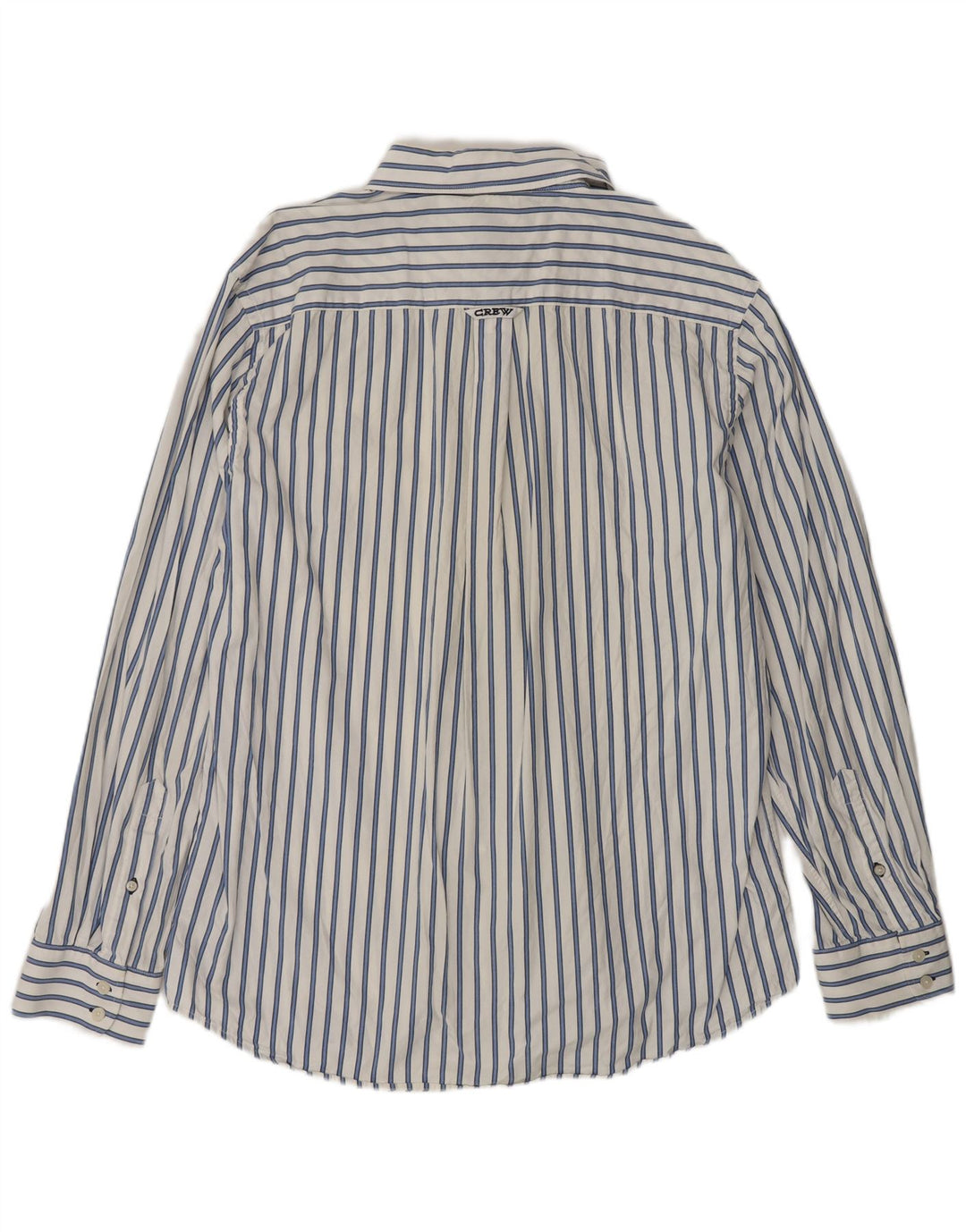 Crew Clothing Herren-Hemd mit klassischer Passform, 2XL, weiß gestreift, Baumwolle