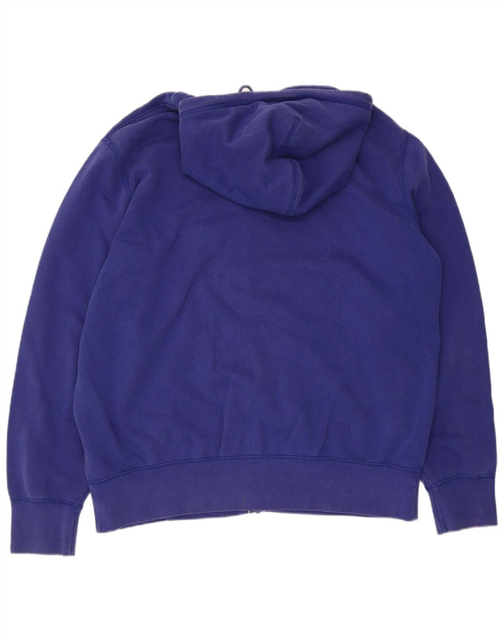 Nike Herren-Kapuzenpullover mit Reißverschluss, XL, blaue Baumwolle