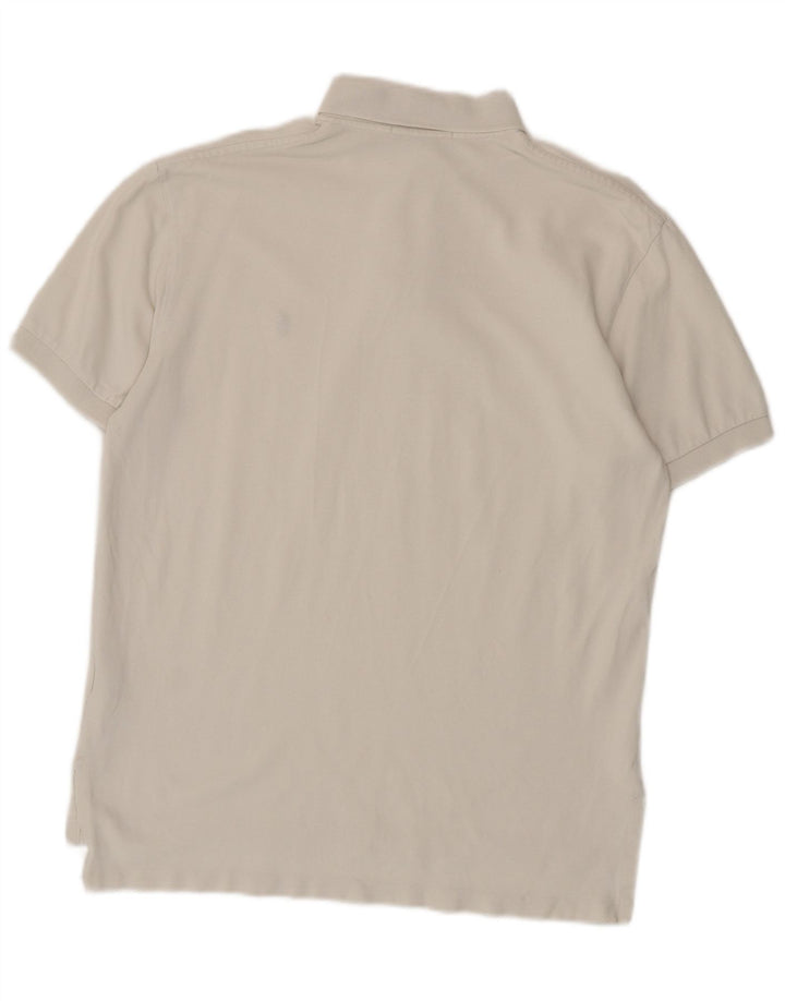 Polo Ralph Lauren Herrenhemd aus mittelweißer Baumwolle