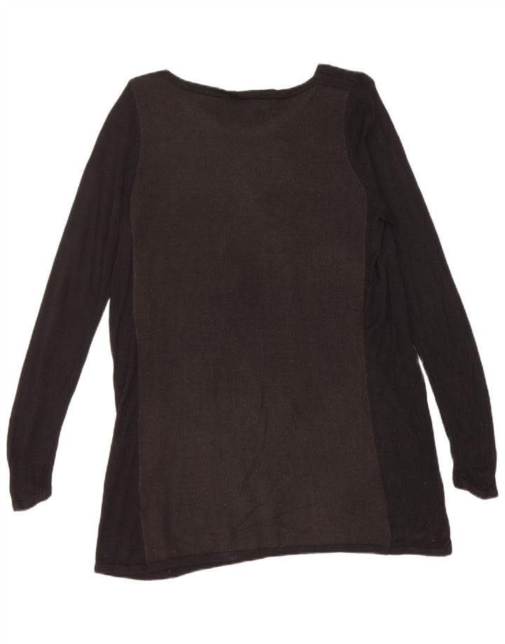 Marks & Spencer Damen-Pullover mit U-Boot-Ausschnitt, Gr. 12, mittelschwarz