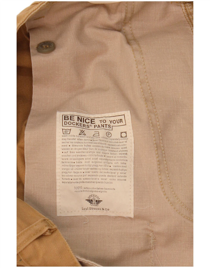 Dockers Herren Pegged Chino Hose W32 L31 Braun