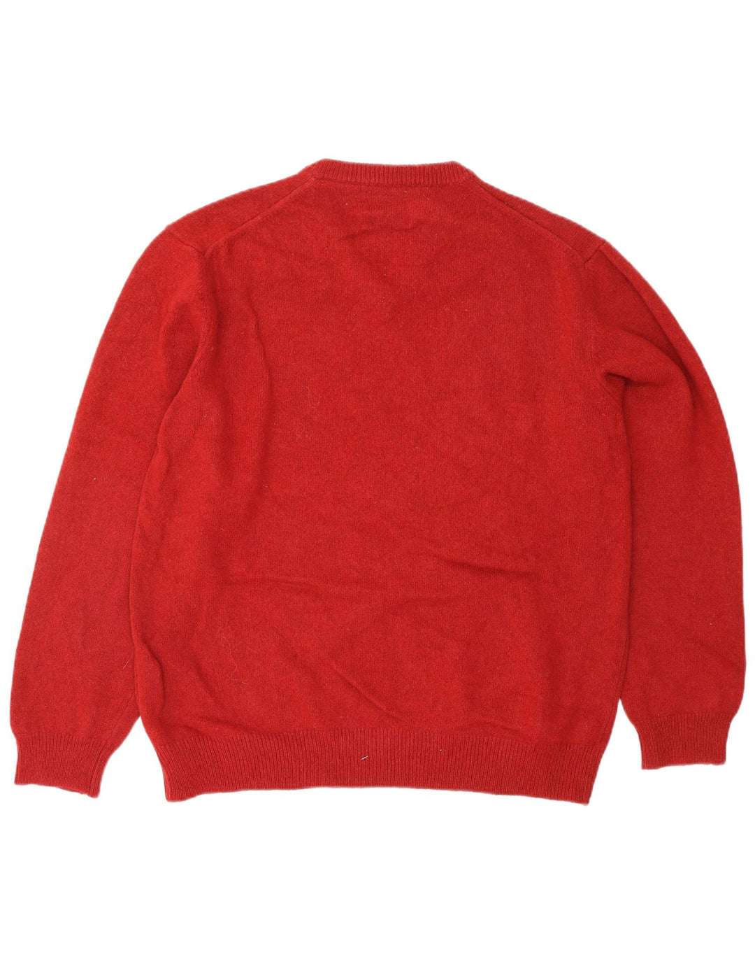 MARLBORO CLASSICS Damen-Pullover mit V-Ausschnitt, 3XL, rote Wolle