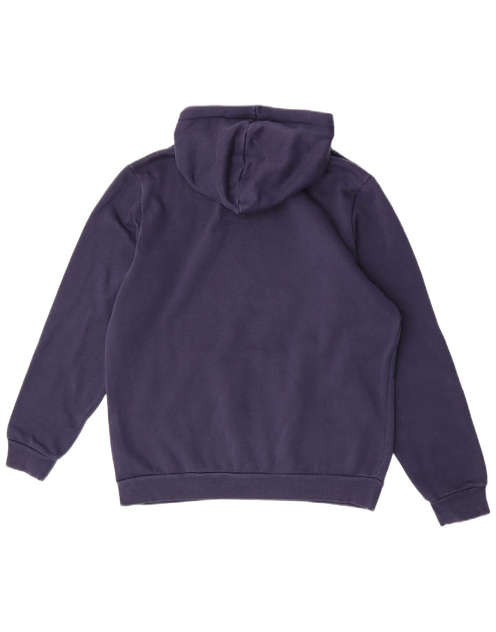 Puma Herren Grafik-Hoodie-Pullover aus Baumwolle in mittlerem Marineblau