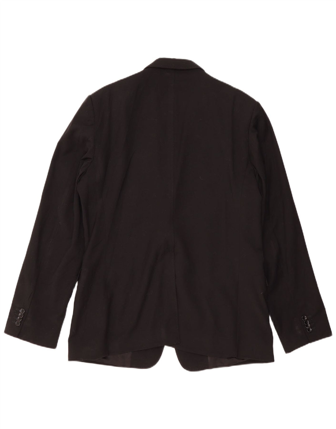 Dolce & Gabbana Herren Slim 2-Knopf-Blazerjacke IT 54 2XL Schwarze Wolle