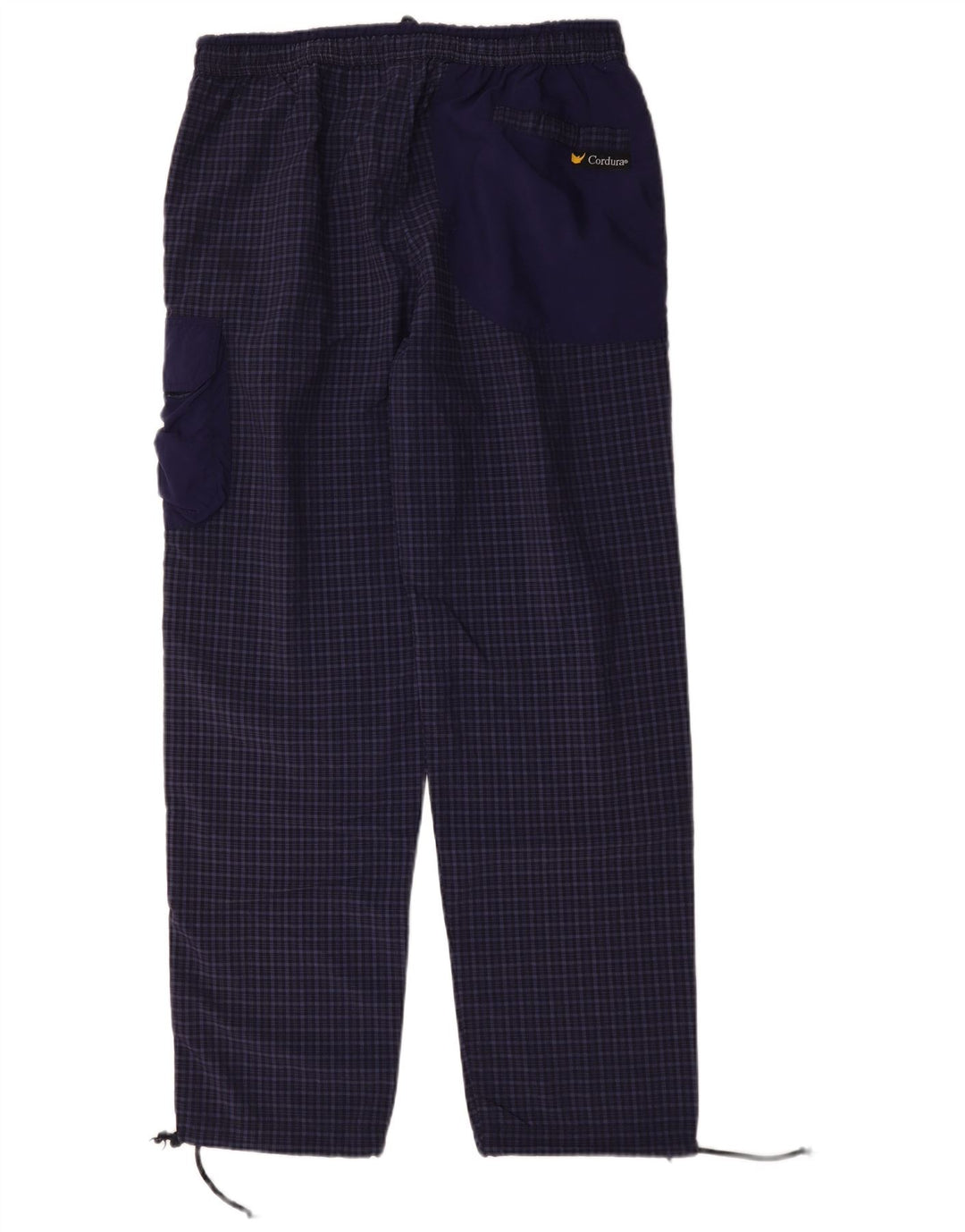 Bailo Herren-Cargohose, gerade, XL, marineblau, kariert, Polyamid