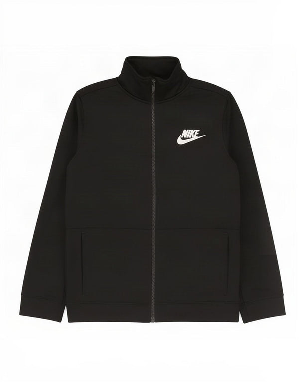 Nike Jungen-Trainingsanzug-Top-Jacke, 12–13 Jahre, Größe L, Schwarz