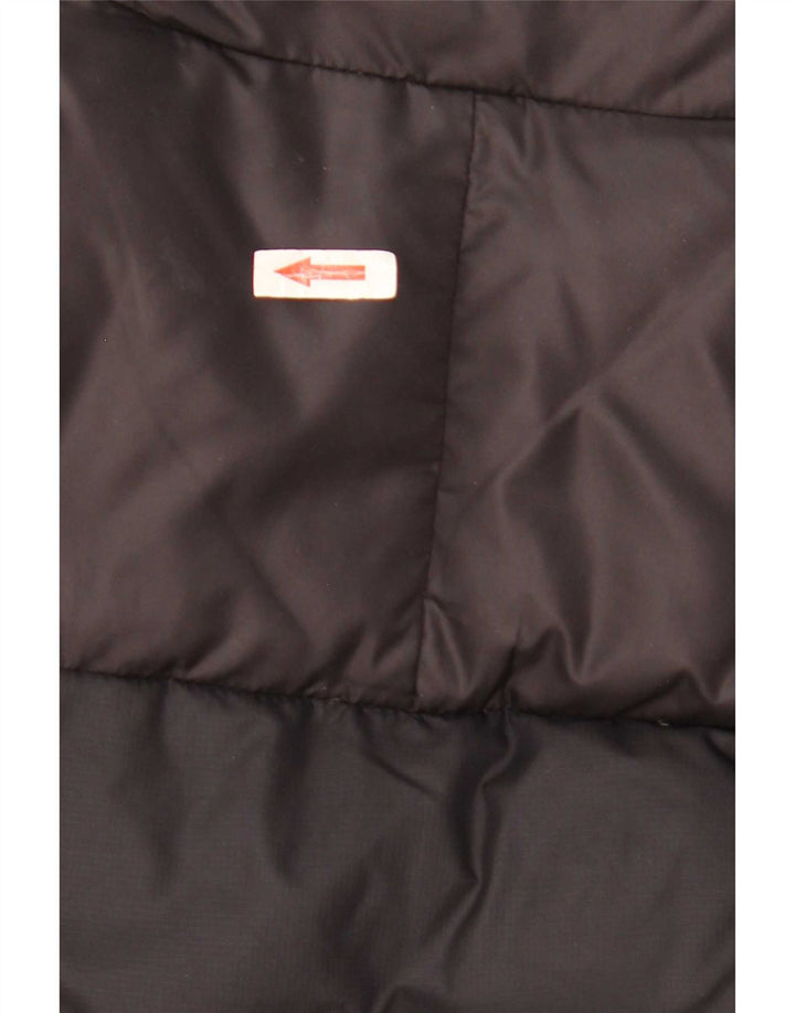 The North Face wattierte Herrenjacke UK 38 Mittelschwarzes Colourblock-Nylon