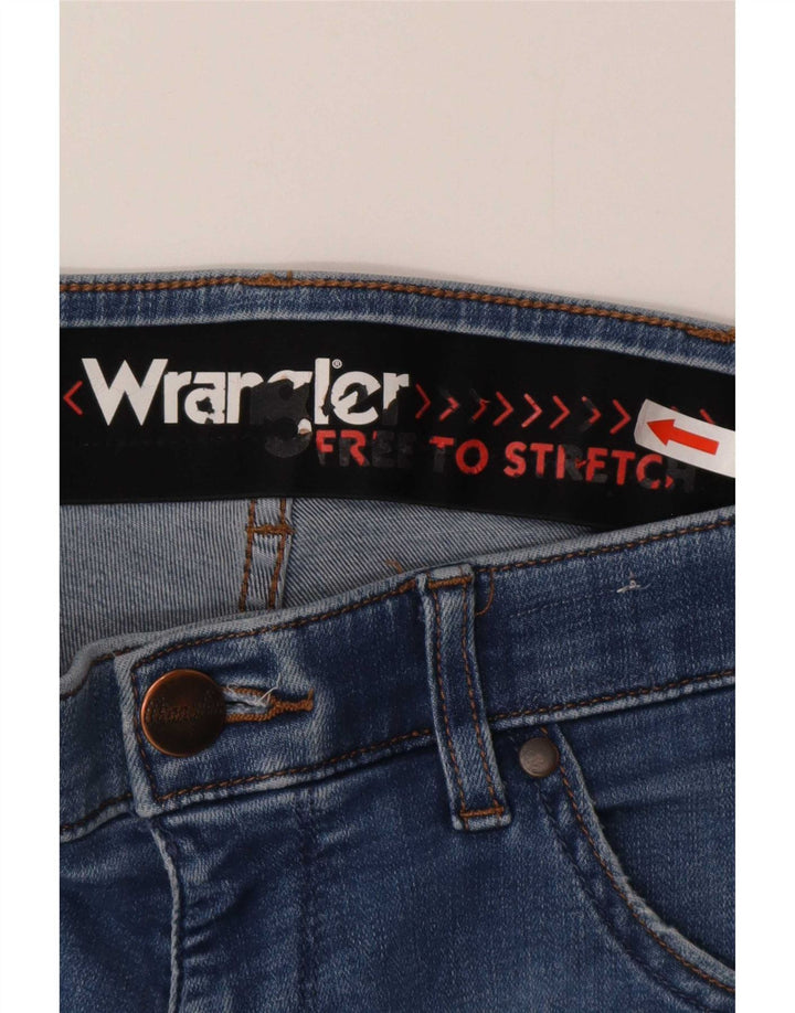 Wrangler Herren Larston Slim Jeans W30 L30 Blaue Baumwolle