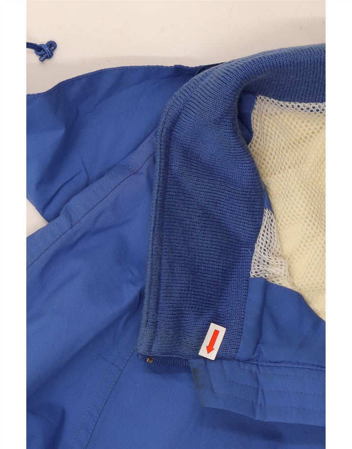Eddie Bauer Herren-Regenjacke mit Kapuze, UK 40, Größe L, blau, Polyester