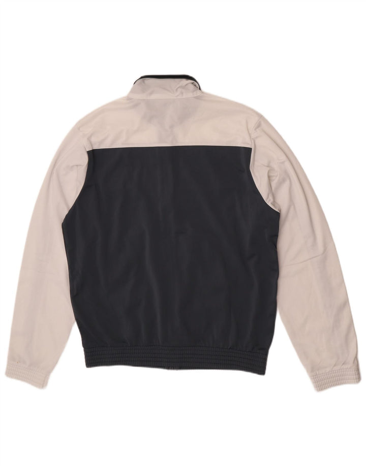 Champion Herren-Trainingsanzug-Top-Jacke, großes marineblaues Farbblock-Polyester