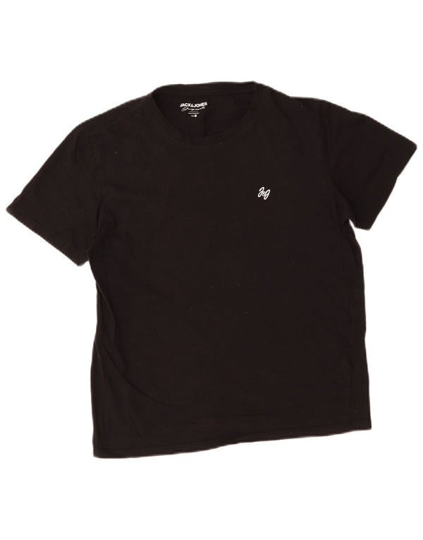 Jack & Jones Herren T-Shirt Top Small Schwarz Baumwolle