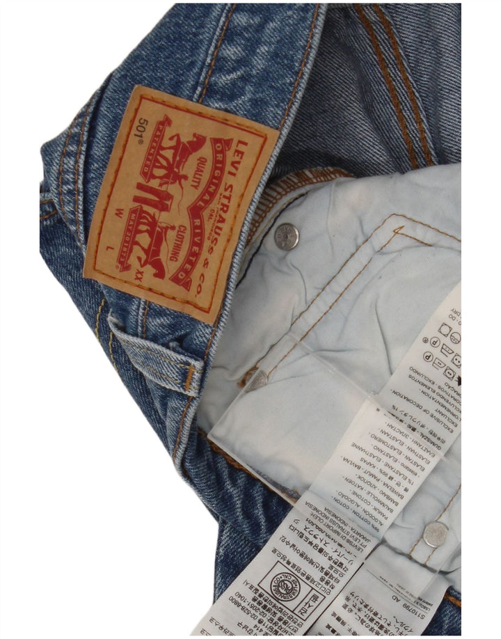 Levi's Herren 501 Straight Jeans W32 L30 Blaue Baumwolle
