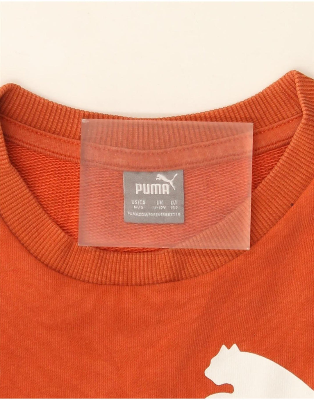Puma Jungen Graphic Sweatshirt Pullover 11-12 Jahre Orange