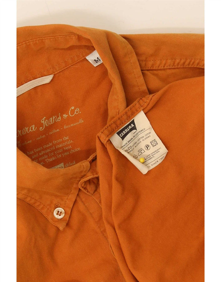 Carrera Herrenhemd Mittelorange Baumwolle