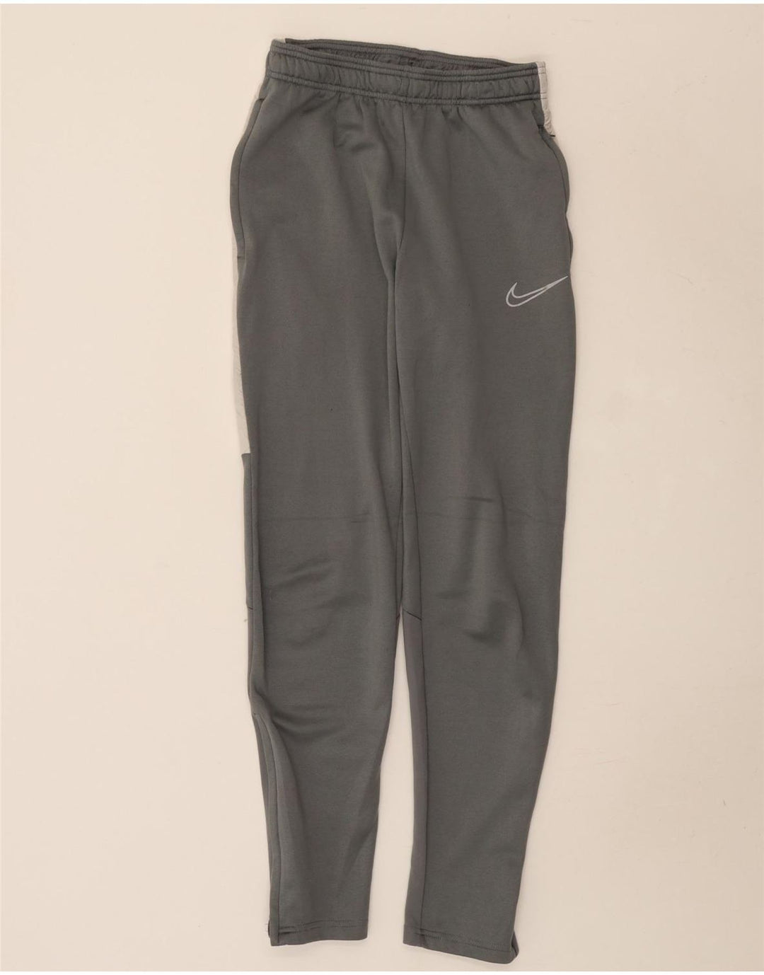 Nike Herren Dri Fit Trainingshose XS Graues Colourblock-Polyester