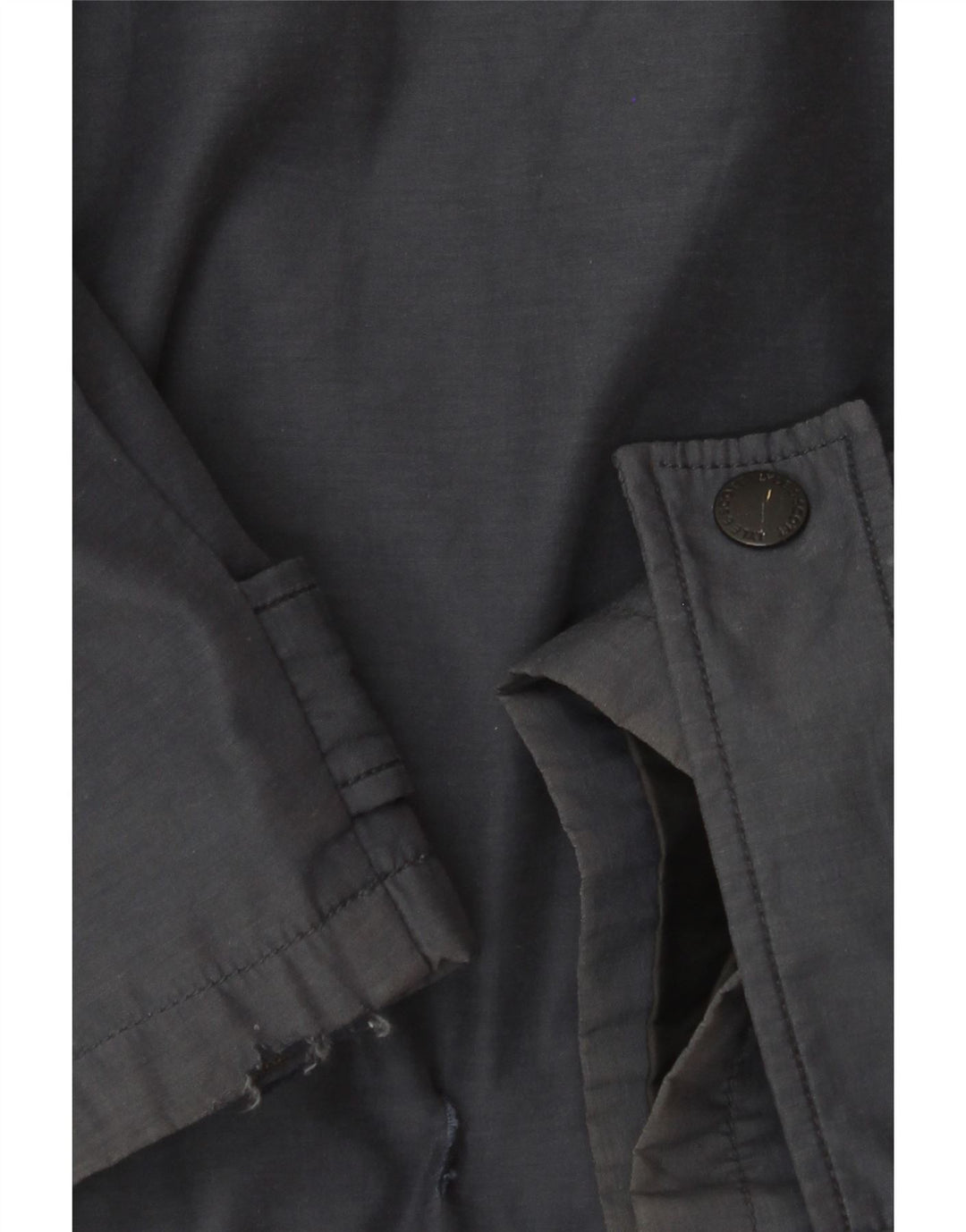 LYLE & SCOTT Herren-Windjacke mit Kapuze, UK 40, Größe L, marineblaues Nylon