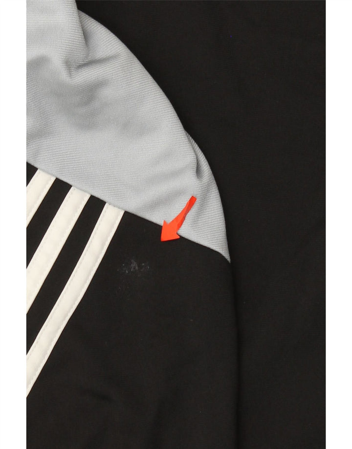 Adidas Herren-Trainingsanzug-Oberteil, Jacke, Größe S, Schwarz, Colourblock-Polyester