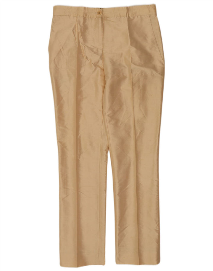 Aspesi Damen Slim Chino-Hose IT 42 Medium W30 L29 Beige Seide