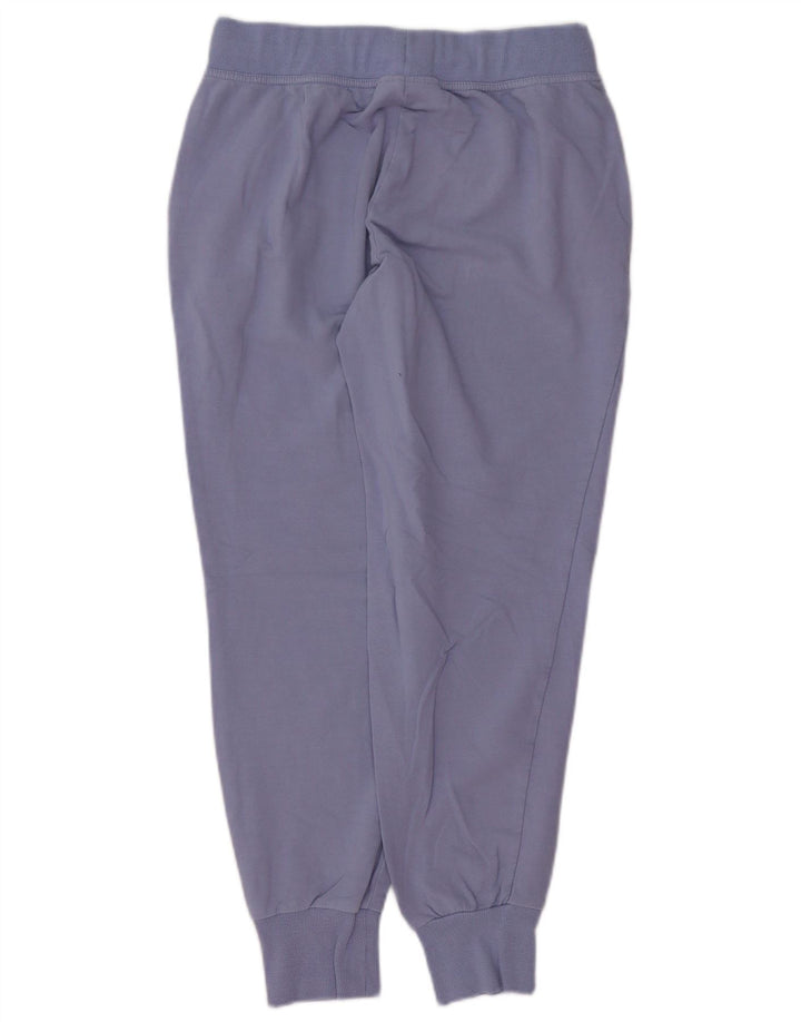 FILA Damen Trainingshose Jogger UK 12 Mittelblaue Baumwolle