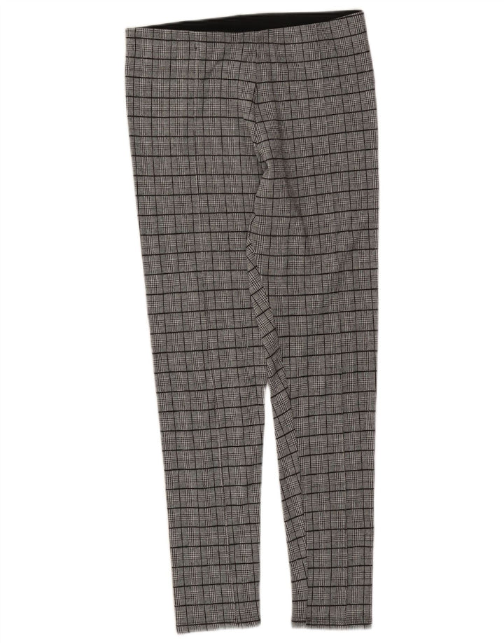 Zara Damen Leggings UK 18 XL Grau Hahnentritt