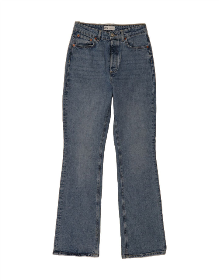 ZARA Womens Bootcut Jeans EU 36 XS W26 L33 Blue Cotton Vintage Zara and Second-Hand Zara from Messina Hembry 