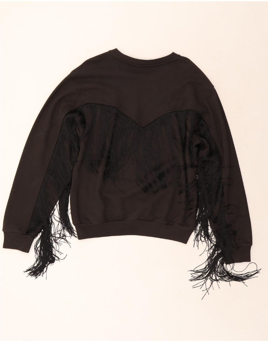 Levi's Damen-Sweatshirt-Pullover UK 14 Mittelschwarze Baumwolle